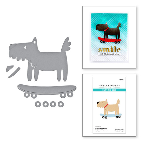 Spellbinders Etched Die From The Out And About Collection-Skateboarding - 5A002BR5-1GF8D Spellbinders Etched Die From The Out And About Collection-Skateboarding - 5A002BR5-1GF8D