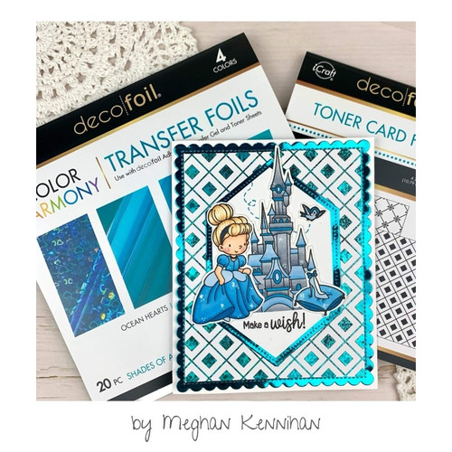 Deco Foil Harmony Foil Pack 6"X6" 20/Pkg-Shades Of Aqua - 5A002BQK-1GF7X