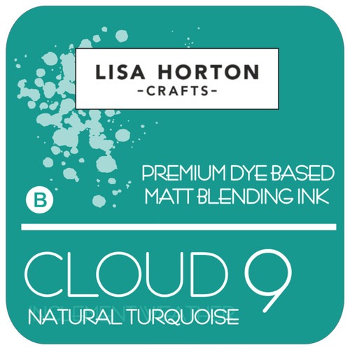 Lisa Horton Crafts Cloud 9 Dye Based Matte Blending Ink Pad-Natural Turqiose 5A002DZ5-IP067 - 632793478621