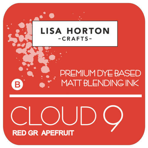 Lisa Horton Crafts Cloud 9 Dye Based Matte Blending Ink Pad-Red Grapefruit - 5A002DZ5-IP069 - 632793478645