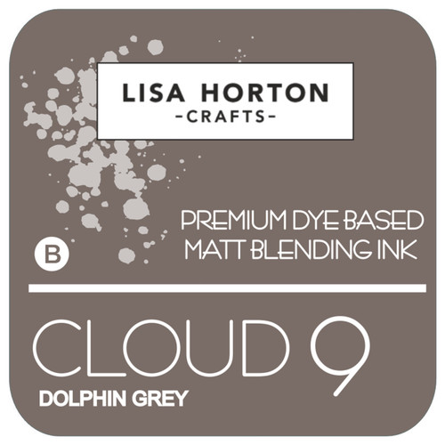 Lisa Horton Crafts Cloud 9 Dye Based Matte Blending Ink Pad-Dolphin Grey - 5A002DZ5-IP068 - 632793478638
