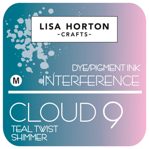 Lisa Horton Crafts Cloud 9 Shimmer Interference Ink Pad -Teal Twist Shimmer A5002BSX-G1F9Y - 632793478485