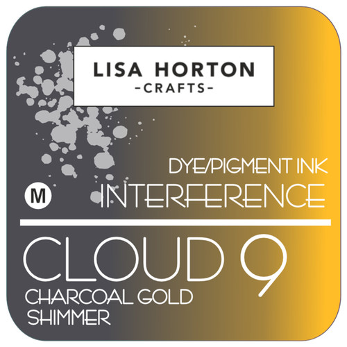 Lisa Horton Crafts Cloud 9 Shimmer Interference Ink Pad -Charcoal Gold Shimmer - A5002BSX-G1FB7 - 632793480099