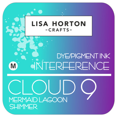 Lisa Horton Crafts Cloud 9 Shimmer Interference Ink Pad -Mermaid Lagoon Shimmer - A5002BSX-G1FBF - 632793480082