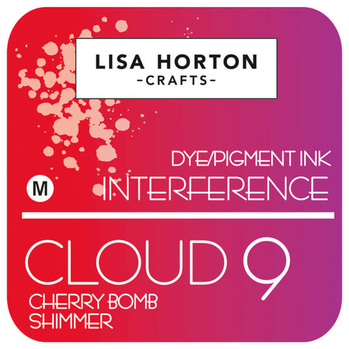 Lisa Horton Crafts Cloud 9 Shimmer Interference Ink Pad -Cherry Bomb Shimmer A5002BSX-G1FBZ - 632793478492