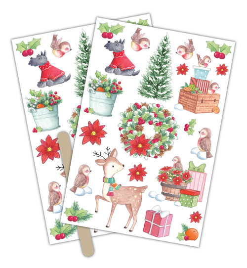 Craft Consortium Rub-Ons-Christmas Market - 5A002BWL-1GFF6