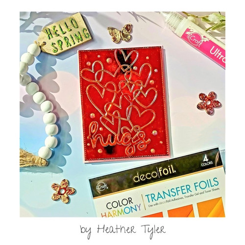 2 Pack - Deco Foil Harmony Foil Pack 6"X6" 20/Pkg-Shades Of Orange - 5A002BQK-1GF84