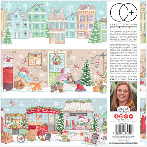 Craft Consortium Double-Sided Paper Pad 12"X12" 30/Pkg-Christmas Market 5A002BWG-1GFF1