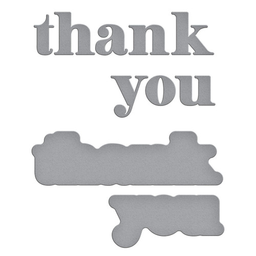 Spellbinders Etched Die From The Out And About Collection-Thank You - 5A002BR4-1GF8F
