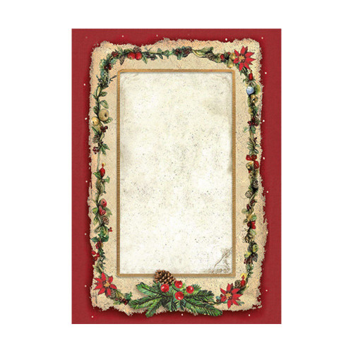 3 Pack - Stamperia Assorted Rice Paper Backgrounds A6 8/Sheets-Classic Christmas - 5A0029JG-1GCTK 3 Pack - Stamperia Assorted Rice Paper Backgrounds A6 8/Sheets-Classic Christmas - 5A0029JG-1GCTK