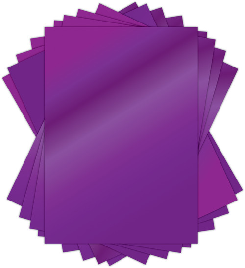 Craft Consortium Essential Mirror Card A4 10/Pkg-Purple - 5A002BWH-1GFDZ