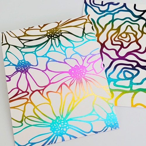 Deco Foil Toner Card Fronts 4.25"X5.5" 8/Pkg-Bold Blooms - 5A002BQN-1GF83 Deco Foil Toner Card Fronts 4.25"X5.5" 8/Pkg-Bold Blooms - 5A002BQN-1GF83