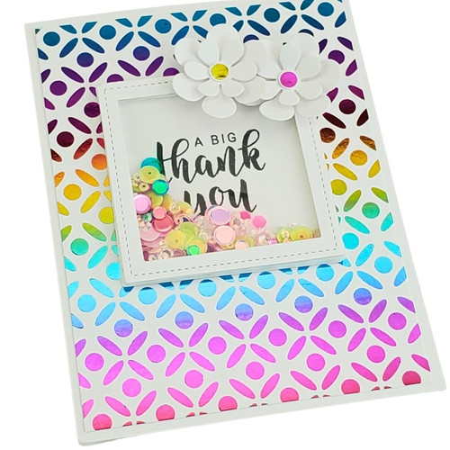 Deco Foil Toner Card Fronts 4.25"X5.5" 8/Pkg-Mod Dots 5A002BQN-1GF7R