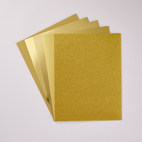 2 Pack - Spellbinders Treasured Cardstock 8.5"X11" 15/Pkg-Gold - 5A002C7Q-1GFRN 2 Pack - Spellbinders Treasured Cardstock 8.5"X11" 15/Pkg-Gold - 5A002C7Q-1GFRN