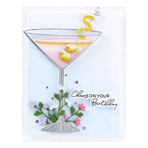 Spellbinders Etched Dies From Happy Hour-Olive Martinis - 5A002CBG-1GFWH