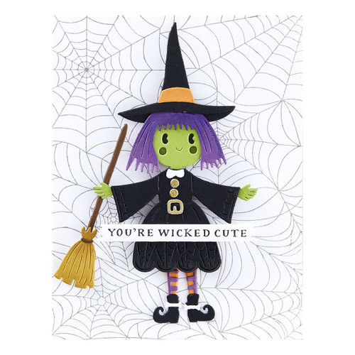 Spellbinders Etched Dies From Happy Haunting-Fiona The Dancin' Witch 5A002CCV-1GFVV