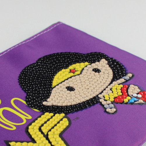 Camelot Dots Diamond Art Kit 7.5"X4.75"-Wonder Woman Pose Zip Pouch - 5A002CP5-1GG83 Camelot Dots Diamond Art Kit 7.5"X4.75"-Wonder Woman Pose Zip Pouch - 5A002CP5-1GG83