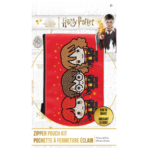 Camelot Dots Diamond Art Kit 7.5"X4.75"-Harry Potter World Pals Zip Pouch - 5A002CPD-1GG86 - 678361042528 Camelot Dots Diamond Art Kit 7.5"X4.75"-Harry Potter World Pals Zip Pouch - 5A002CPD-1GG86 - 678361042528