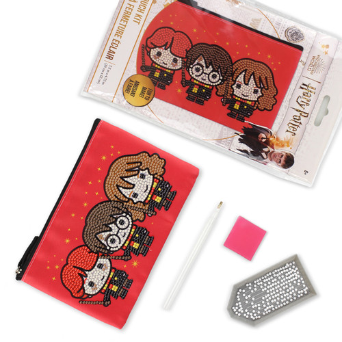 Camelot Dots Diamond Art Kit 7.5"X4.75"-Harry Potter World Pals Zip Pouch - 5A002CPD-1GG86 Camelot Dots Diamond Art Kit 7.5"X4.75"-Harry Potter World Pals Zip Pouch - 5A002CPD-1GG86