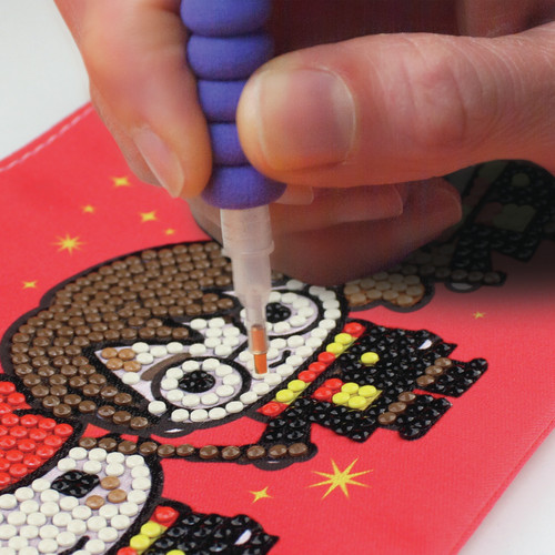 Camelot Dots Diamond Art Kit 7.5"X4.75"-Harry Potter World Pals Zip Pouch - 5A002CPD-1GG86 Camelot Dots Diamond Art Kit 7.5"X4.75"-Harry Potter World Pals Zip Pouch - 5A002CPD-1GG86