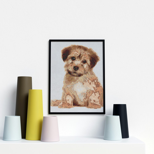 Camelot Dots Diamond Art Kit 11.8"X15.7"-Darling Puppy - 5A002CQL-1GG8D Camelot Dots Diamond Art Kit 11.8"X15.7"-Darling Puppy - 5A002CQL-1GG8D