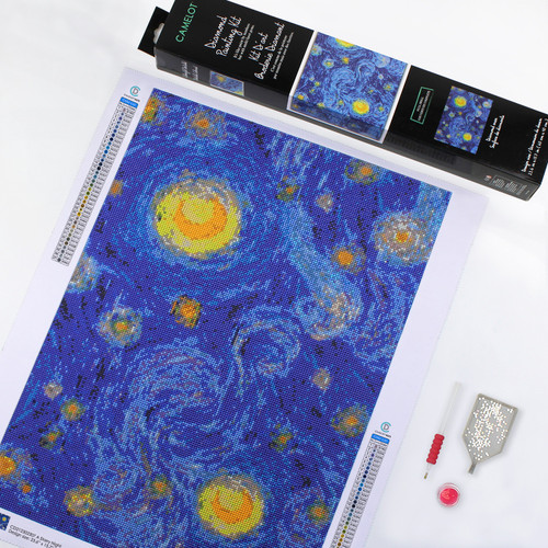 Camelot Dots Diamond Art Kit 23.6"X15.7"-A Starry Night - 5A002CQ7-1GG7Z Camelot Dots Diamond Art Kit 23.6"X15.7"-A Starry Night - 5A002CQ7-1GG7Z