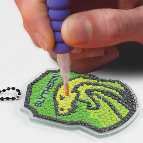 Camelot Dots Diamond Art Kit 2.625"X3.14" -Harry Potter Slytherin Crest Charm - 5A002CQH-1GG85 Camelot Dots Diamond Art Kit 2.625"X3.14" -Harry Potter Slytherin Crest Charm - 5A002CQH-1GG85