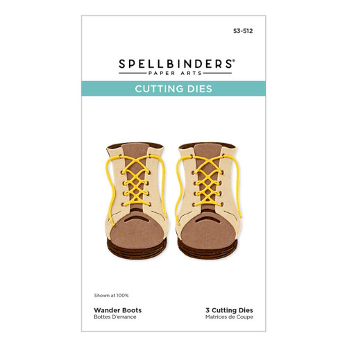 Spellbinders Etched Dies From Storytelling-Wander Boots - 5A002CCX-1GFXS - 810146545637
