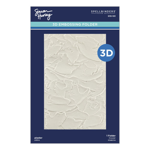 Spellbinders 3D Embossing Folder By Simon Hurley-Plaster, Birthday Bash - 5A002BQ2-1GF7H - 810146546559
