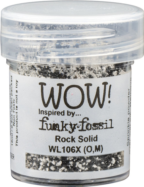 4 Pack WOW! Embossing Powder 15ml-Rock Solid WOW-1GF4G - 5056333104293