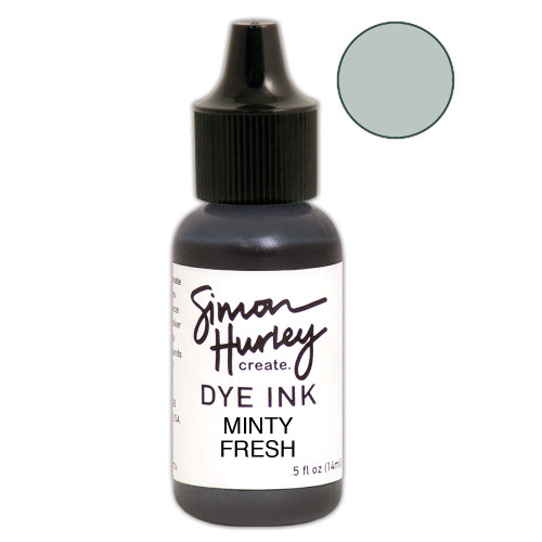 3 Pack - Simon Hurley create. Dye Ink Reinker-Minty Fresh - HUI-69508 - 789541069508