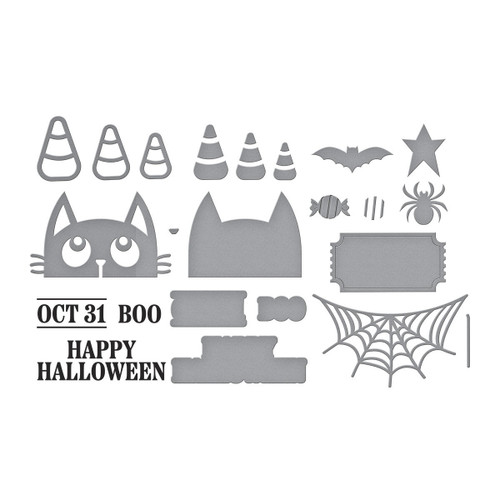 Spellbinders Stamp & Die Set By Wendy Vecchi-Halloween Gifting - 5A002DCC-1GGDJ