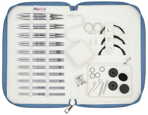 KnitPro-Nova Regal Interchangeable Knitting Needle Set 5"-Set Of 11 Pair - Normal - 5A0028G8-1GBMT - 8907628077068