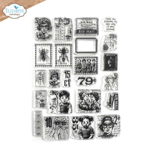 Elizabeth Craft Clear Stamps-Postage 1 - 5A002F4D-1GGMD - 810003539991
