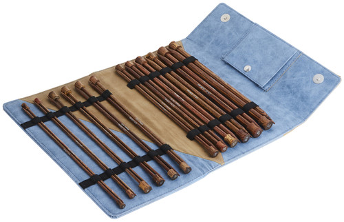 KnitPro-Ginger Straight Needles Set 10"-Set Of 12 - Assorted Sizes - 5A0028G0-1GBMY - 8907628080754 KnitPro-Ginger Straight Needles Set 10"-Set Of 12 - Assorted Sizes - 5A0028G0-1GBMY - 8907628080754