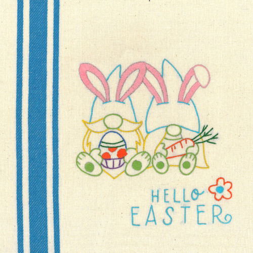 4 Pack Hand Embroidery Iron-On Transfer Pattern-Gnome Of The Month 5A002DXQ-1GGFL