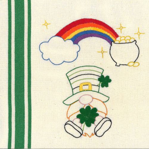 4 Pack - Hand Embroidery Iron-On Transfer Pattern-Gnome Of The Month - 5A002DXQ-1GGFL 4 Pack - Hand Embroidery Iron-On Transfer Pattern-Gnome Of The Month - 5A002DXQ-1GGFL