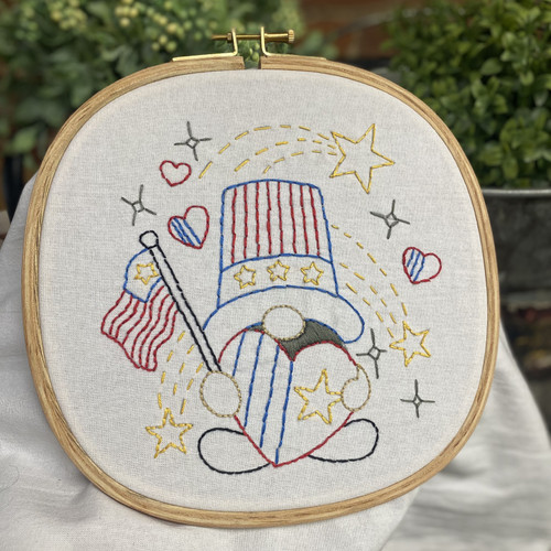 4 Pack - Hand Embroidery Iron-On Transfer Pattern-Gnome Of The Month - 5A002DXQ-1GGFL 4 Pack - Hand Embroidery Iron-On Transfer Pattern-Gnome Of The Month - 5A002DXQ-1GGFL