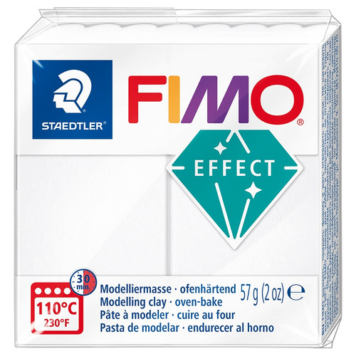 6 Pack - Fimo Effect Polymer Clay 2oz-Translucent - EF802-1GBPR - 4007817141199