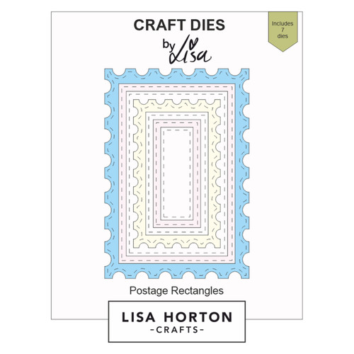 Lisa Horton Crafts Nested Dies-Postage Layers - 5A002F29-1GGK8 - 632793478805 Lisa Horton Crafts Nested Dies-Postage Layers - 5A002F29-1GGK8 - 632793478805