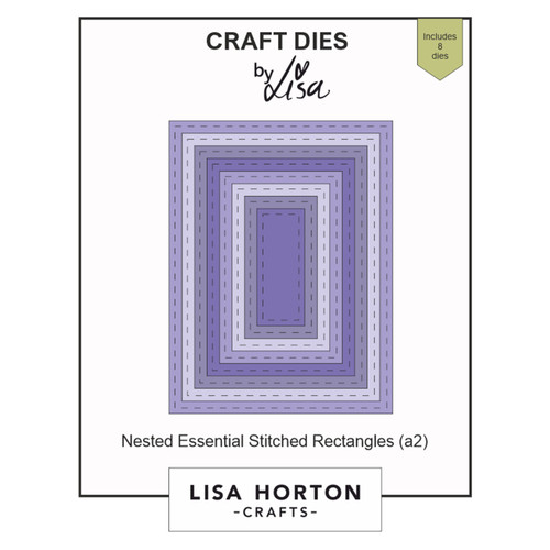Lisa Horton Crafts Nested Dies-Essentials Rectangles (A2) - 5A002DZ4-1GGGB - 792816359525 Lisa Horton Crafts Nested Dies-Essentials Rectangles (A2) - 5A002DZ4-1GGGB - 792816359525