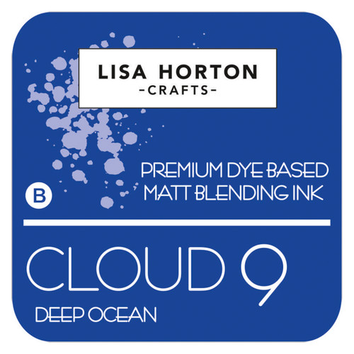 Lisa Horton Crafts Cloud 9 Dye Based Matte Blending Ink Pad-Deep Ocean - 5A002DZ5-1GGH7 - 792816358542