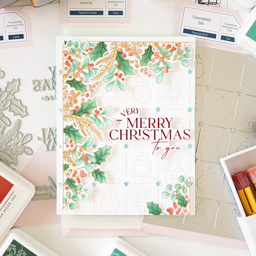 Pinkfresh Studio Die Set-Festive Grid - 5A002CM3-1GG46 Pinkfresh Studio Die Set-Festive Grid - 5A002CM3-1GG46