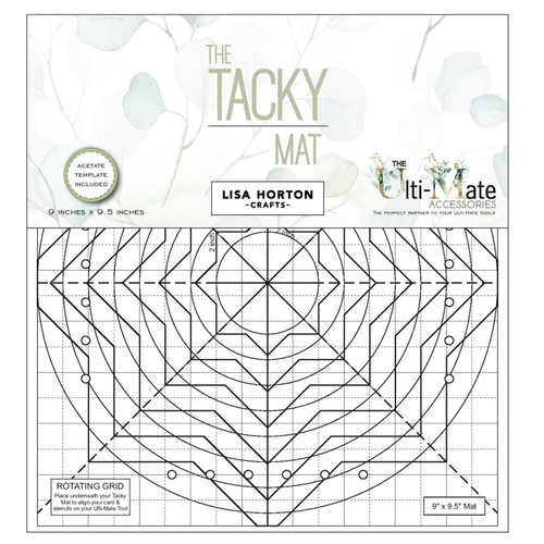 Lisa Horton Crafts The Tacky Mat-9"X9.5" - 5A002CV1-1GGBG - 632793479253