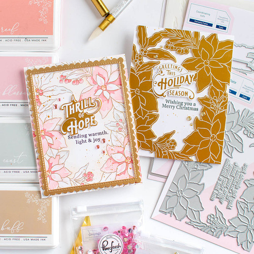 Pinkfresh Studio Press Plate-Holiday Greetings Sentiments - 5A002CM5-1GG4D