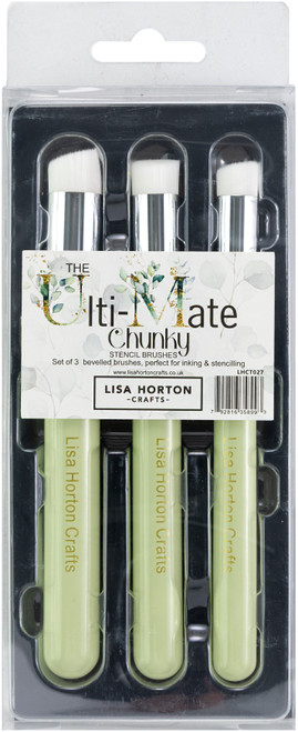 Lisa Horton Crafts Stencil Brushes-Chunky - 5A002CV6-1GGBK - 792816358993