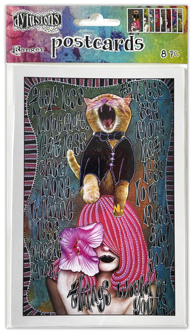 3 Pack - Dyan Reaveley's Dylusions Postcards-Images Set #4 - 5A002F5N-1GGPB - 789541085850