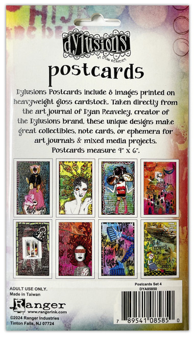 3 Pack - Dyan Reaveley's Dylusions Postcards-Images Set #4 - 5A002F5N-1GGPB