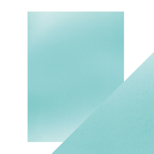 3 Pack - Craft Perfect Satin Mirror Cardstock 8.5"X11" 5/Pkg-Satin -Silky Sky - MIRRORS-9491E