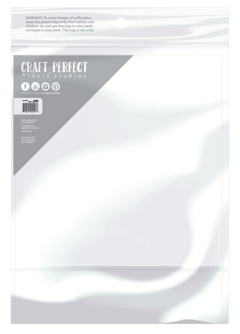 3 Pack - Craft Perfect Satin Mirror Cardstock 8.5"X11" 5/Pkg-Satin -Purple Mist - MIRRORS-9485E